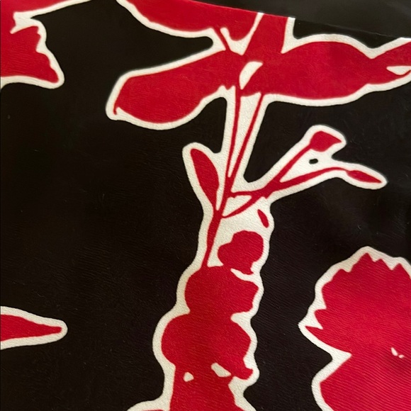 Lauren Ralph Lauren Black and Red Sheath Dress Crew Neck - Picture 14 of 15